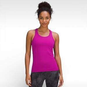 Lululemon Swiftly Tech Racerback Tank 2.0 Purple Highlight - Size 4 - Like New